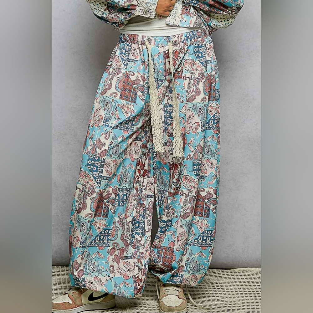 🐼#1100 POL Wander Free Patchwork Boho Set - Picture 7 of 11